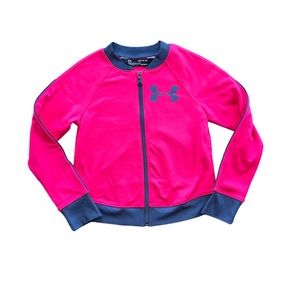 Under armor jacket.  Hot pink.  Size YSM.